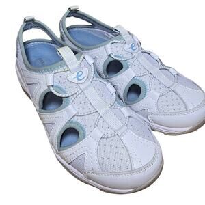 New Easy Spirit Earthens Slip-on Leather Sandal Comfort Shoe Size 8W Msrp $89